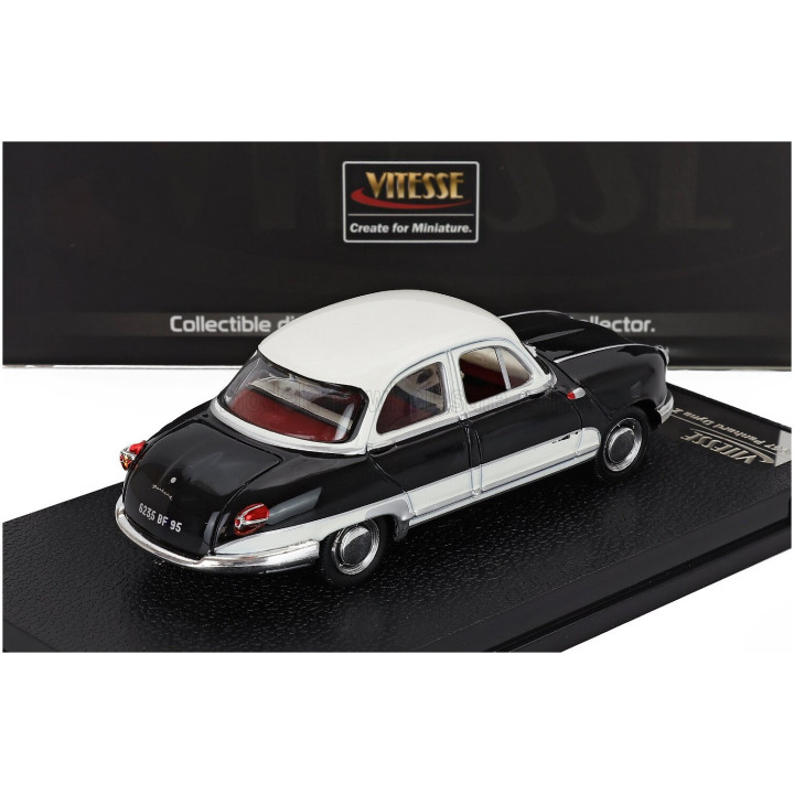 VITESSE PANHARD DYNA Z12 GRAND STANDING 1957 - BLACK WHITE 1/43