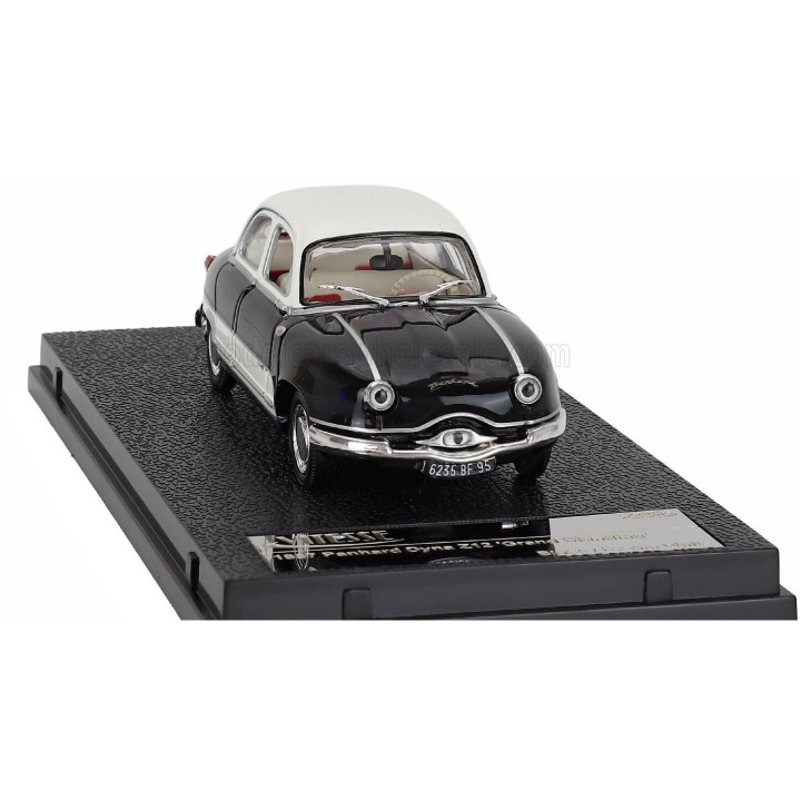 VITESSE PANHARD DYNA Z12 GRAND STANDING 1957 - BLACK WHITE 1/43