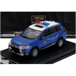 VITESSE MITSUBISHI OUTLANDER MACAU POLICE 2019 - BLUE 1/43
