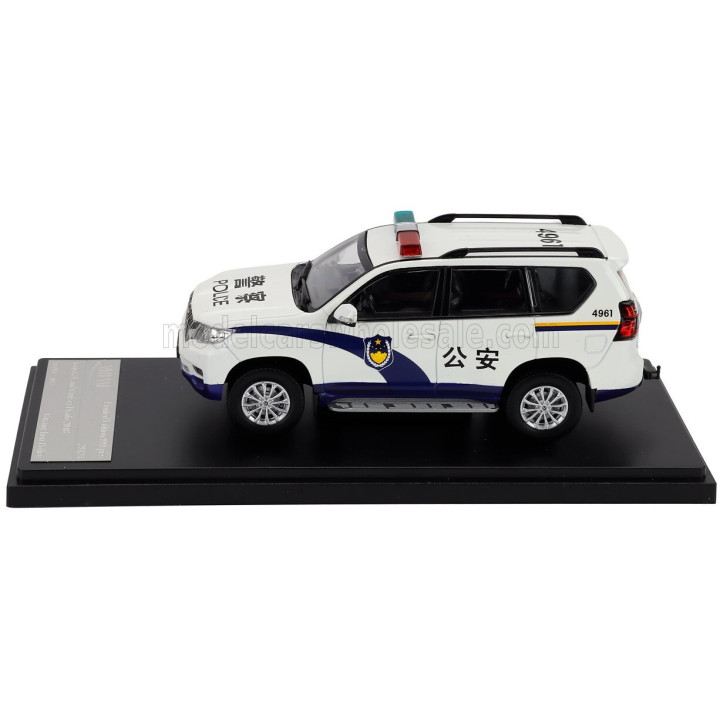 VITESSE TOYOTA LAND CRUISER PRADO GUANGZHOU POLICE 2018 - WHITE 1/43