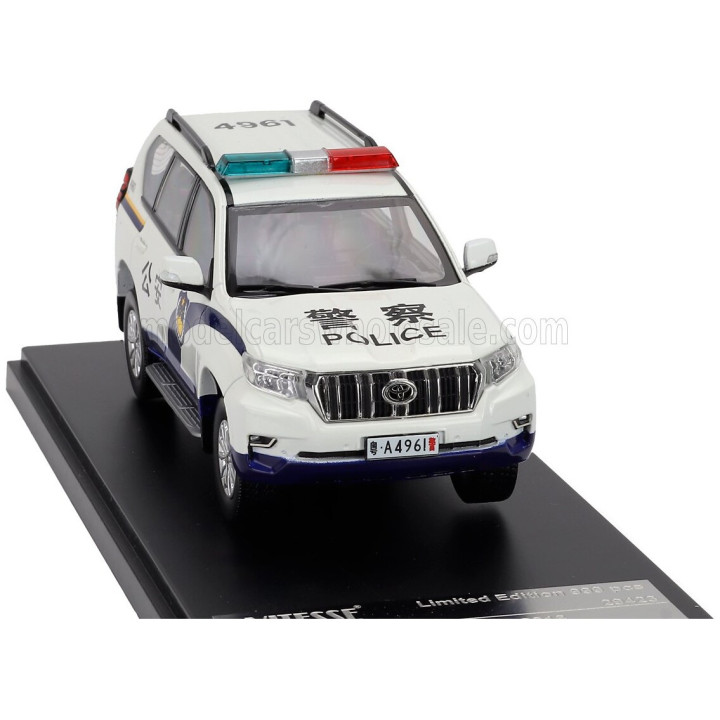 VITESSE TOYOTA LAND CRUISER PRADO GUANGZHOU POLICE 2018 - WHITE 1/43