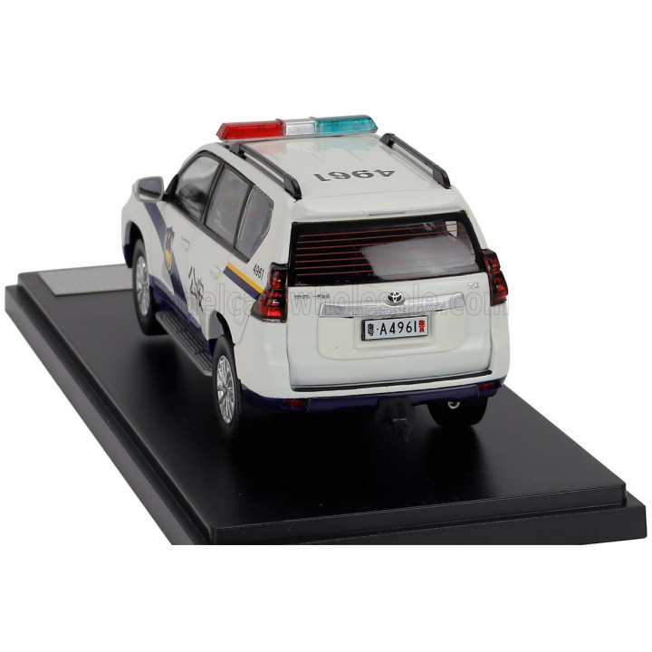 VITESSE TOYOTA LAND CRUISER PRADO GUANGZHOU POLICE 2018 - WHITE 1/43