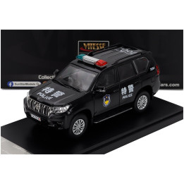 VITESSE TOYOTA LAND CRUISER PRADO BEIJING POLICE 2018 - BLACK 1/43