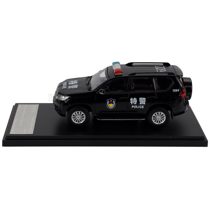 VITESSE TOYOTA LAND CRUISER PRADO BEIJING POLICE 2018 - BLACK 1/43