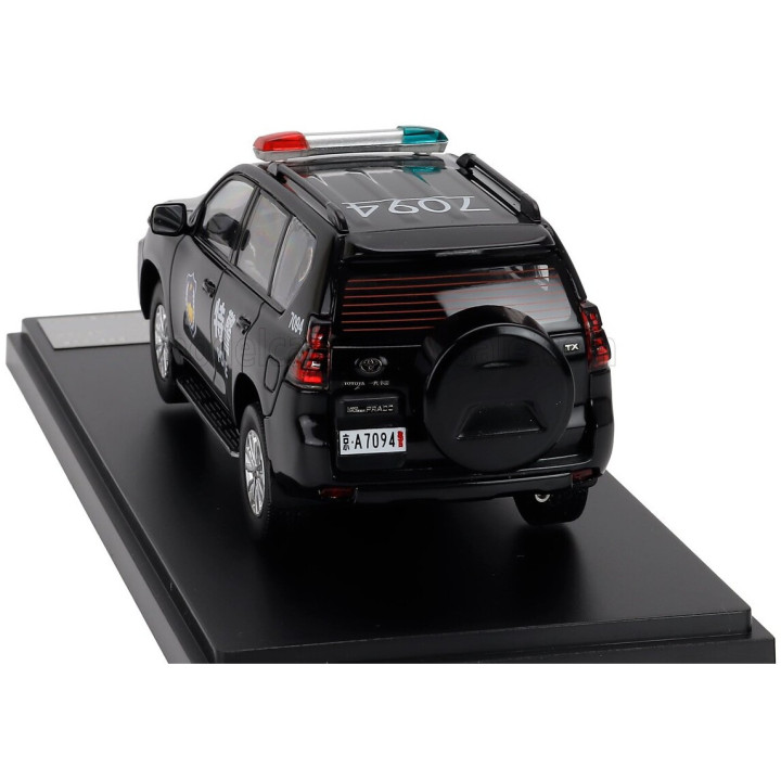 VITESSE TOYOTA LAND CRUISER PRADO BEIJING POLICE 2018 - BLACK 1/43
