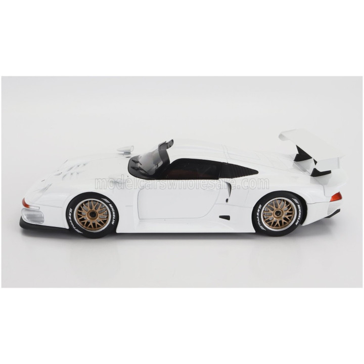 WERK83 PORSCHE 911 GT1 PLAIN BODY VERSION 1996 - WHITE 1/18