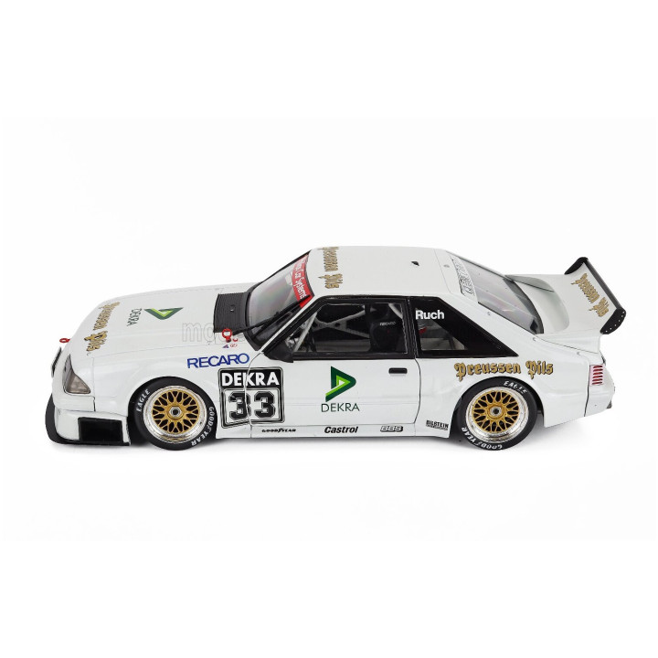 WERK83 FORD USA MUSTANG 5.0 GT TEAM RUCH MOTORSPORT N 33 DTM 1993 GERD RUCH - WHITE 1/18