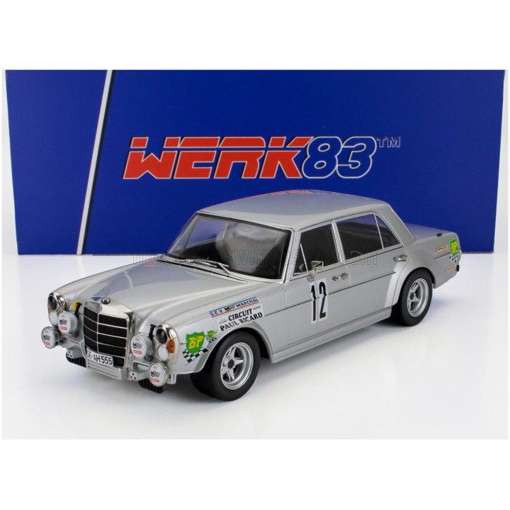 WERK83 MERCEDES BENZ 300 SEL 6.8 AMG N 12 12h PAUL RICARD 1971 KLAUS BEHRMANN - JEAN PIERRE JABOUILLE - JOSE DOLHEM - SILVER