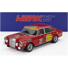 WERK83 MERCEDES BENZ 300 SEL 6.8 AMG N 56 200 MILES NUREMBERG 1972 HANS HEYER - RED 1/18