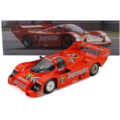 WERK83 PORSCHE 956B JAGERMEISTER TEAM BRUN MOTORSPORT N 19 WINNER 1000km IMOLA 1984 HANS JOACHIM STUCK - STEFAN BELLOF - ORANGE