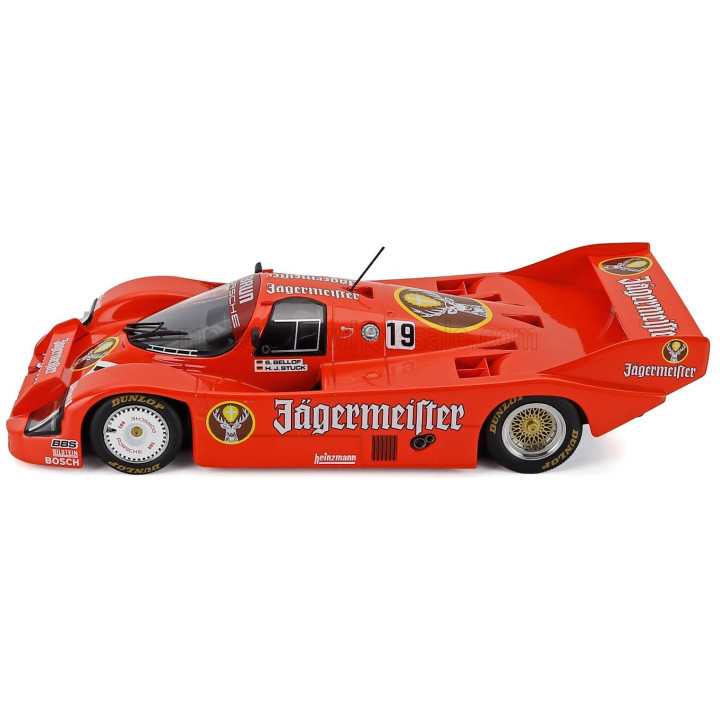 WERK83 PORSCHE 956B JAGERMEISTER TEAM BRUN MOTORSPORT N 19 WINNER 1000km IMOLA 1984 HANS JOACHIM STUCK - STEFAN BELLOF - ORANGE
