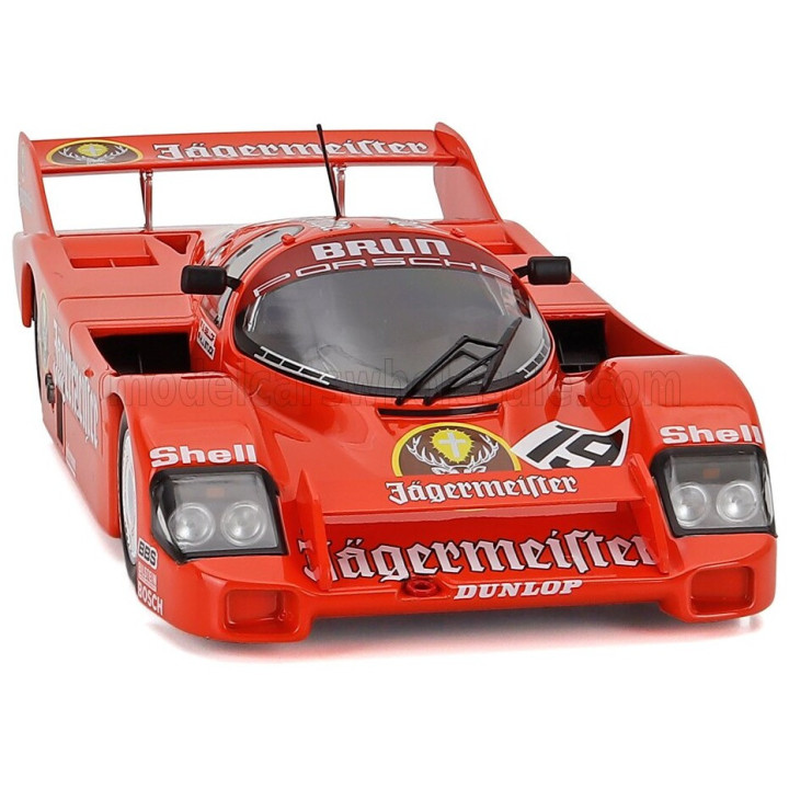 WERK83 PORSCHE 956B JAGERMEISTER TEAM BRUN MOTORSPORT N 19 WINNER 1000km IMOLA 1984 HANS JOACHIM STUCK - STEFAN BELLOF - ORANGE