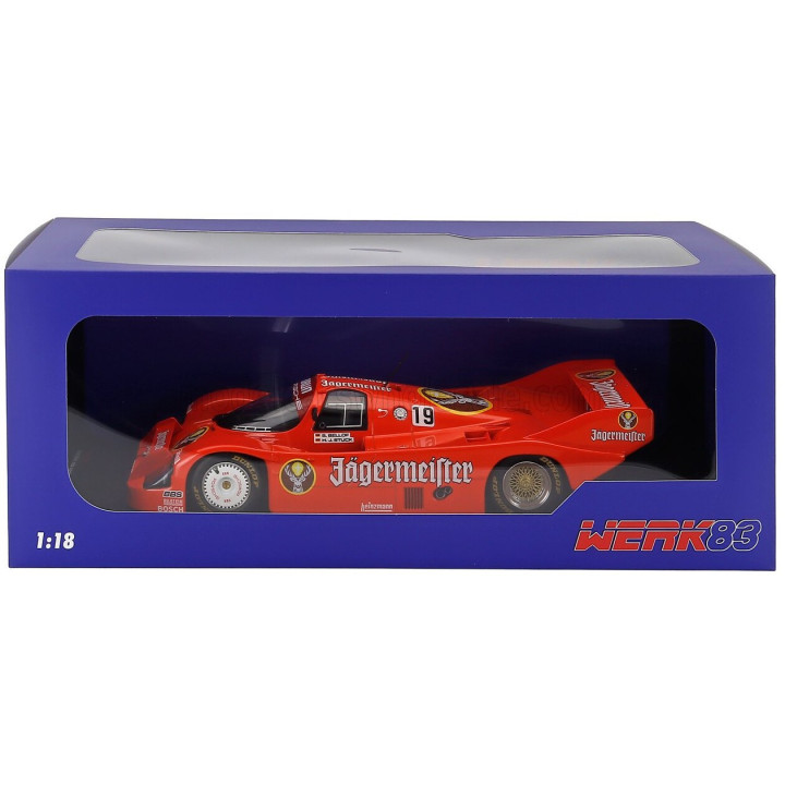 WERK83 PORSCHE 956B JAGERMEISTER TEAM BRUN MOTORSPORT N 19 WINNER 1000km IMOLA 1984 HANS JOACHIM STUCK - STEFAN BELLOF - ORANGE