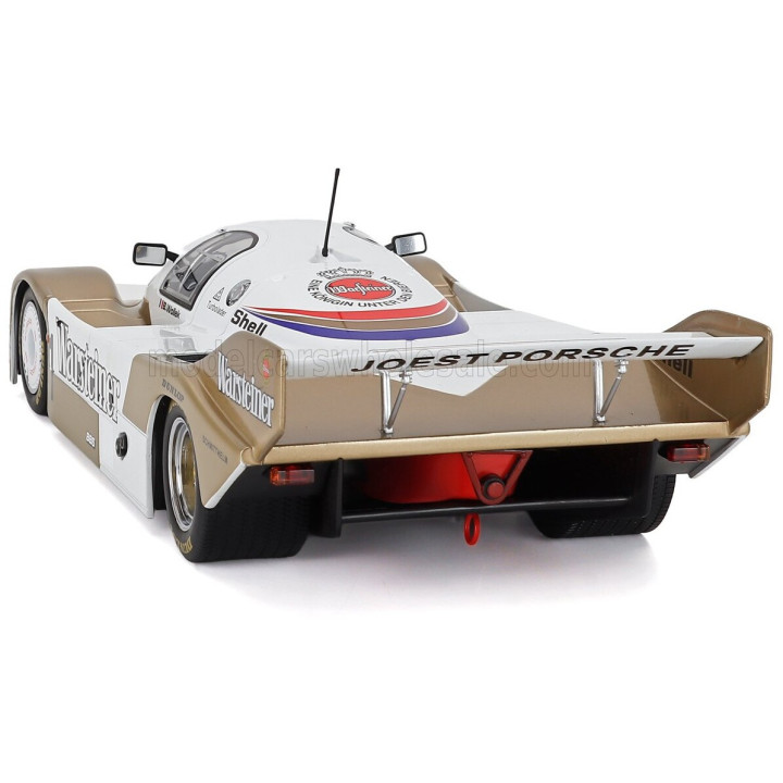 WERK83 PORSCHE 956B JAGERMEISTER TEAM BRUN MOTORSPORT N 1 NORISRING DRM CHAMPION 1984 STEFAN BELLOF - WHITE GOLD 1/18