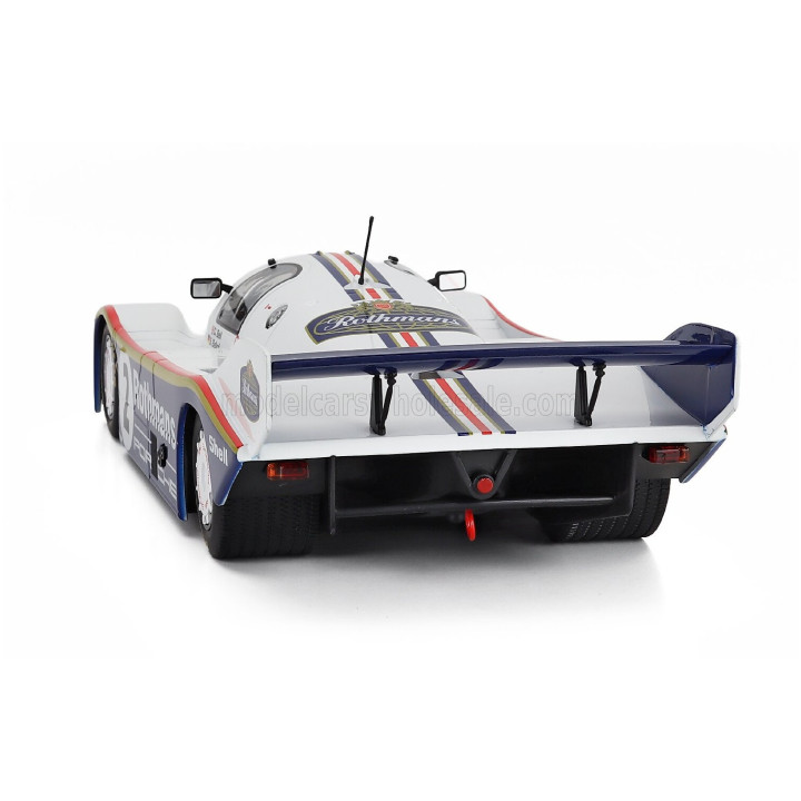 WERK83 PORSCHE 956K N 2 TEAM ROTHMANS WINNER 1000km SANDOWN PARK SPORTSCAR 1984 STEFAN BELLOF - DEREK BELL - WHITE BLUE 1/18