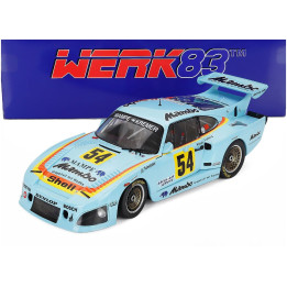 WERK83 PORSCHE 935 K3 TEAM MAMBO N 24 CHAMPION DRM SEASON 1979 KLAUS LUDWIG - LIGHT BLUE 1/18