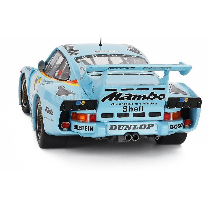 WERK83 PORSCHE 935 K3 TEAM MAMBO N 24 CHAMPION DRM SEASON 1979 KLAUS LUDWIG - LIGHT BLUE 1/18