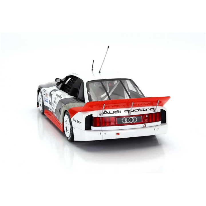 WERK83 AUDI 90 QUATTRO IMSA GTO TEAM AUDI SPORT N 5 2nd LAGUNA IMSA 1989 HURLEY HAYWOOD - WHITE GREY RED 1/18