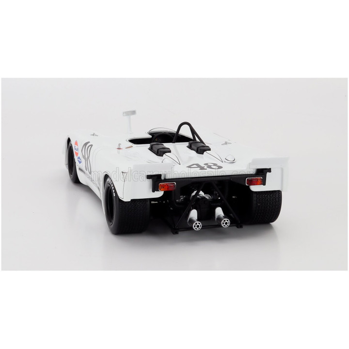 WERK83 PORSCHE 908/2 3.0L TEAM SOLAR PRODUCTION N 48 2nd 12h SEBRING 1970 STEVE McQUEEN - PETER REVSON - WHITE 1/18