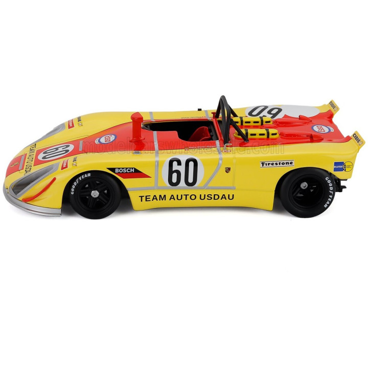 WERK83 PORSCHE 908/02 TEAM HALDI N 60 24h LE MANS 1971 HANS DIETER WEIGEL - CLAUDE HALDI - YELLOW RED 1/18
