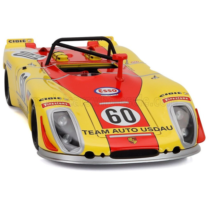 WERK83 PORSCHE 908/02 TEAM HALDI N 60 24h LE MANS 1971 HANS DIETER WEIGEL - CLAUDE HALDI - YELLOW RED 1/18