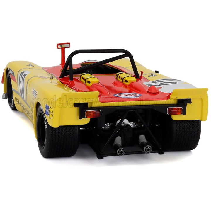WERK83 PORSCHE 908/02 TEAM HALDI N 60 24h LE MANS 1971 HANS DIETER WEIGEL - CLAUDE HALDI - YELLOW RED 1/18