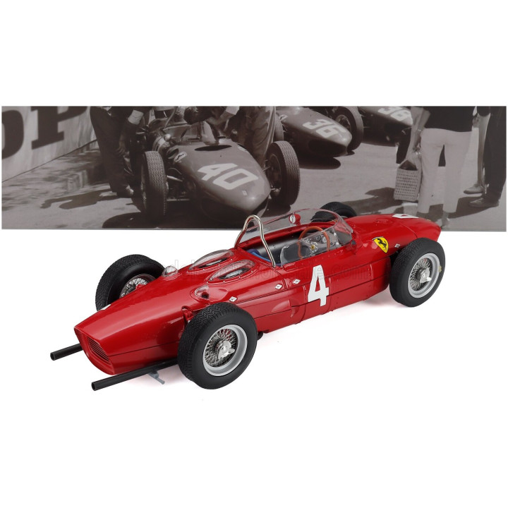 WERK83 FERRARI F1 156 SHARKNOSE N 4 WINNER BRITISH GP 1961 WOLFGANG VON TRIPS - RED 1/18