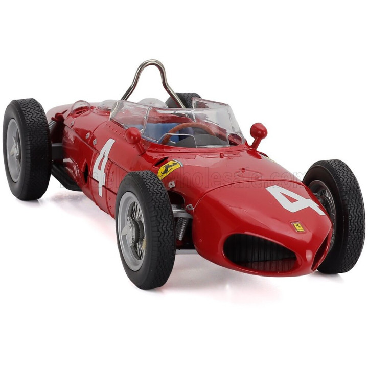 WERK83 FERRARI F1 156 SHARKNOSE N 4 WINNER BRITISH GP 1961 WOLFGANG VON TRIPS - RED 1/18
