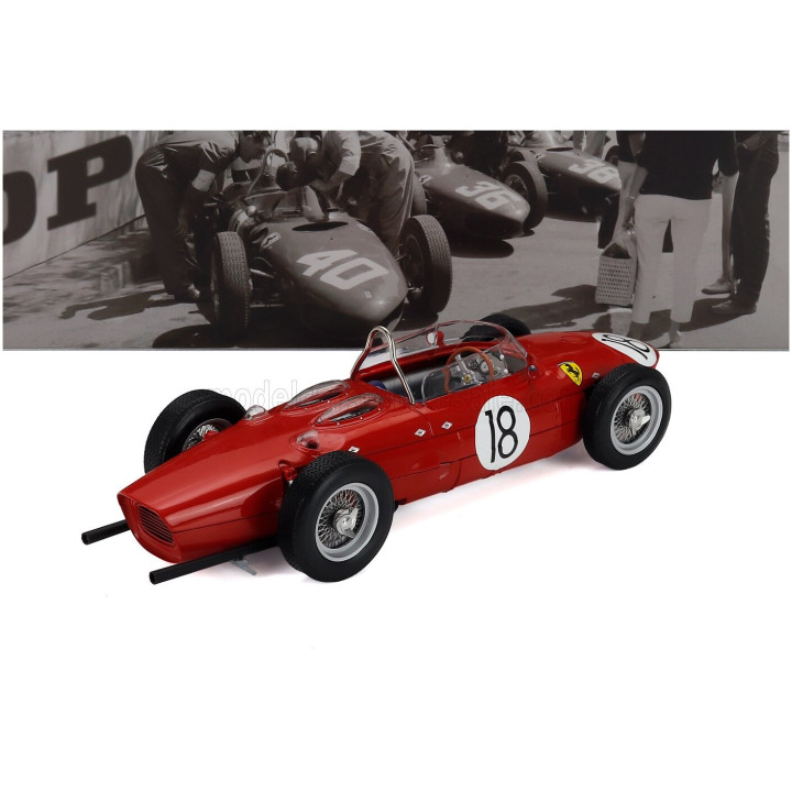 WERK83 FERRARI F1 156 SHARKNOSE N 18 FRENCH GP 1961 RICHIE GINTHER - RED 1/18