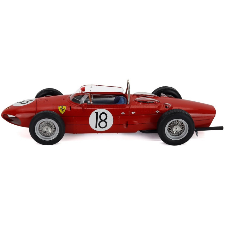 WERK83 FERRARI F1 156 SHARKNOSE N 18 FRENCH GP 1961 RICHIE GINTHER - RED 1/18