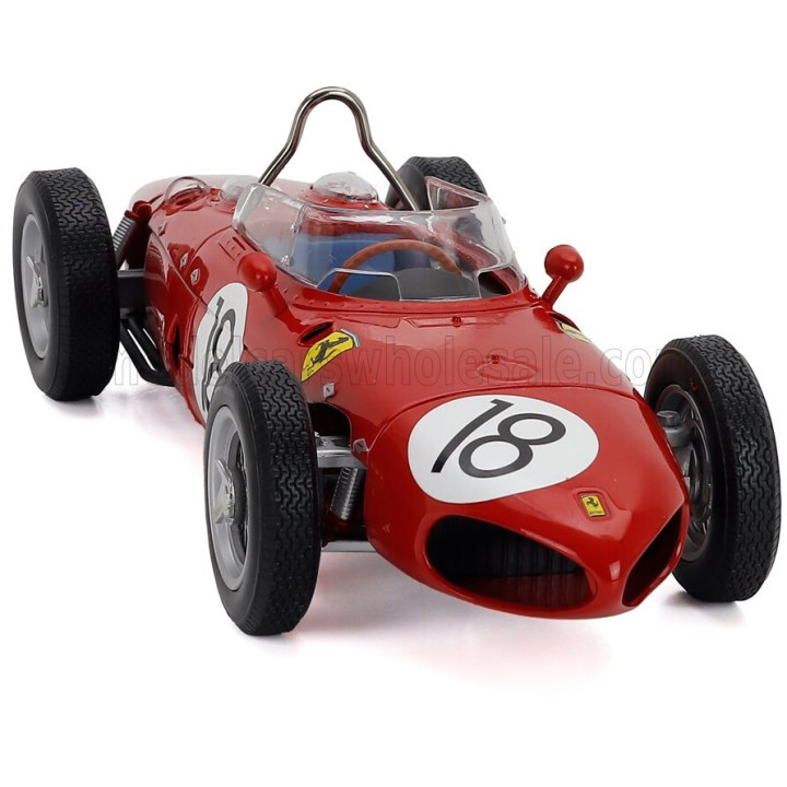 WERK83 FERRARI F1 156 SHARKNOSE N 18 FRENCH GP 1961 RICHIE GINTHER - RED 1/18
