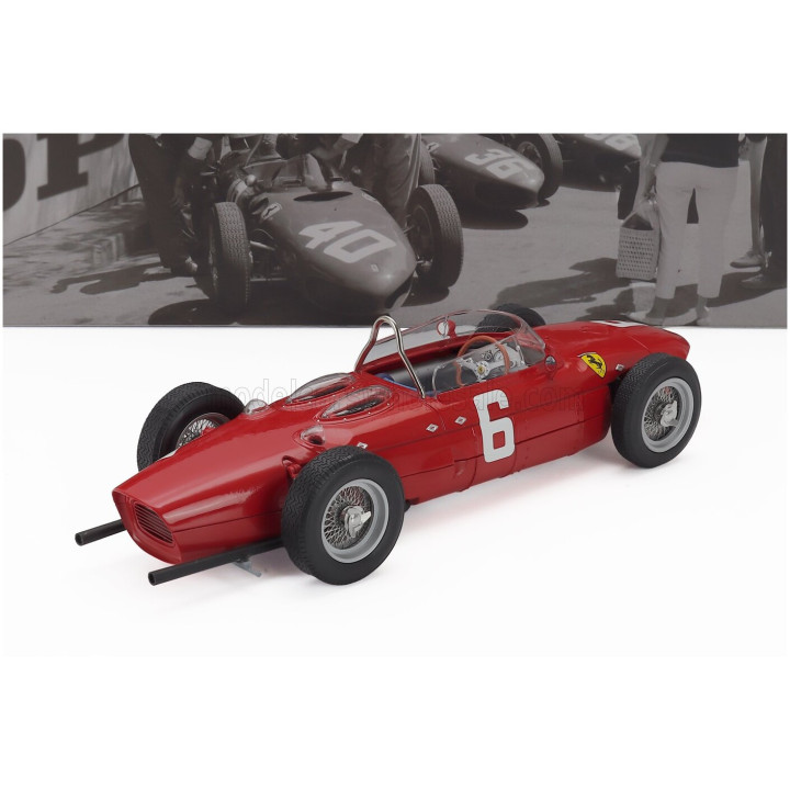 WERK83 FERRARI F1 156 SHARKNOSE 3rd N 6 BELGIUM GP 1961 RICHIE GINTHER - RED 1/18