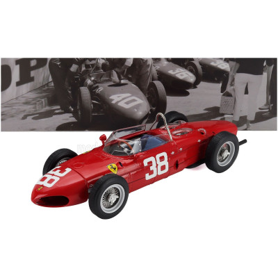 WERK83 FERRARI F1 156 SHARKNOSE N 38 WORLD CHAMPION 3rd MONACO GP 1961 PHIL HILL - RED 1/18