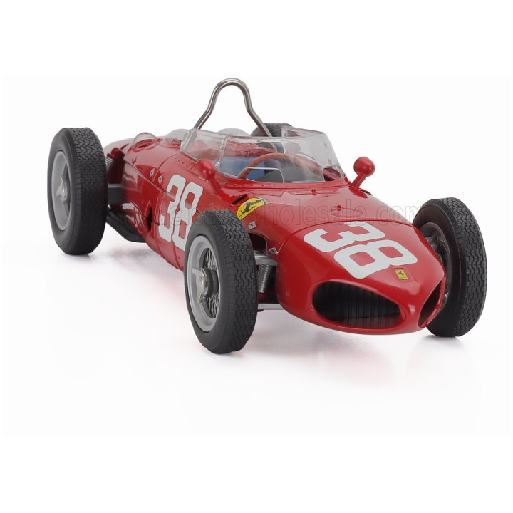 WERK83 FERRARI F1 156 SHARKNOSE N 38 WORLD CHAMPION 3rd MONACO GP 1961 PHIL HILL - RED 1/18