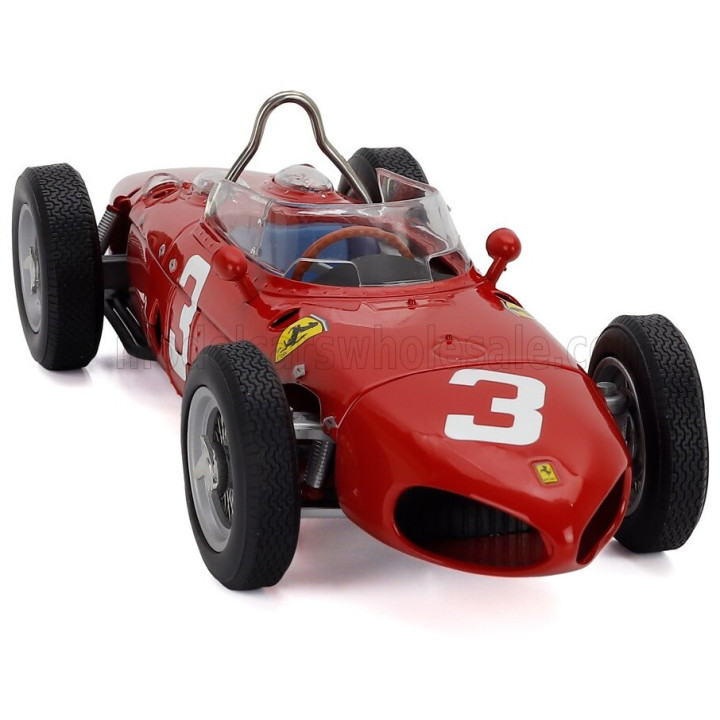 WERK83 FERRARI F1 156 SHARKNOSE N 3 WINNER DUTCH GP 1961 WOLFGANG VON TRIPS - RED 1/18