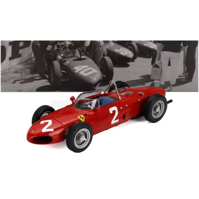 WERK83 FERRARI F1 156 SHARKNOSE N 2 WORLD CHAMPION WINNER MONZA ITALY GP 1961 PHIL HILL - RED 1/18