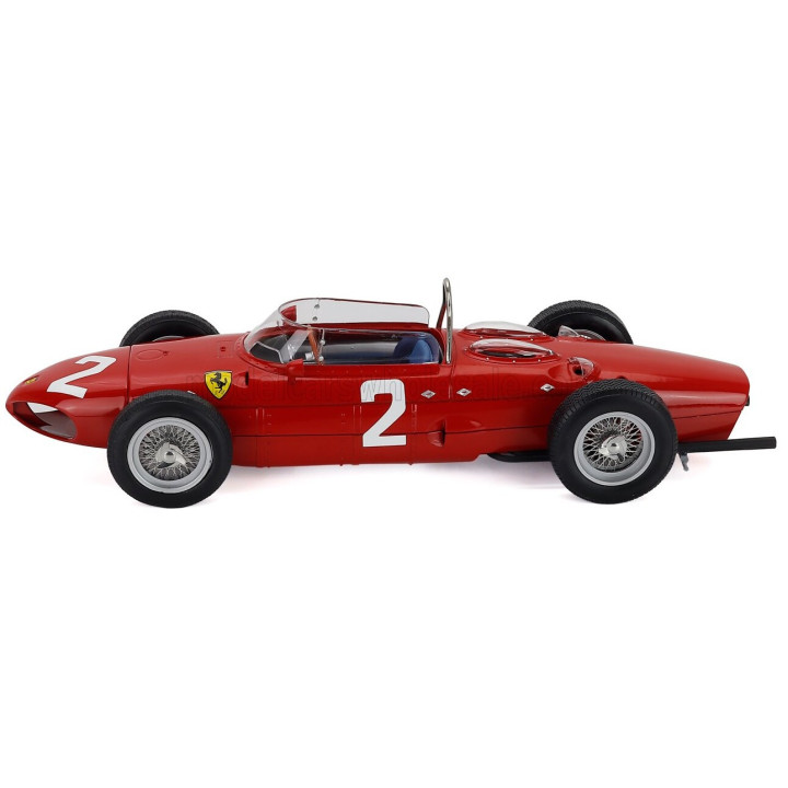 WERK83 FERRARI F1 156 SHARKNOSE N 2 WORLD CHAMPION WINNER MONZA ITALY GP 1961 PHIL HILL - RED 1/18