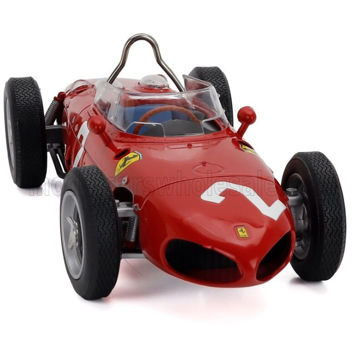 WERK83 FERRARI F1 156 SHARKNOSE N 2 WORLD CHAMPION WINNER MONZA ITALY GP 1961 PHIL HILL - RED 1/18
