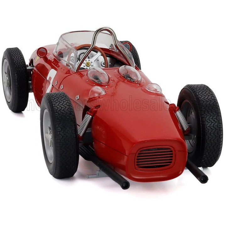 WERK83 FERRARI F1 156 SHARKNOSE N 2 WORLD CHAMPION WINNER MONZA ITALY GP 1961 PHIL HILL - RED 1/18