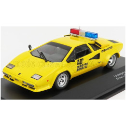 WERK83 LAMBORGHINI COUNTACH 5000S SAFETY CAR F1 GP MONACO 1982 - YELLOW 1/43