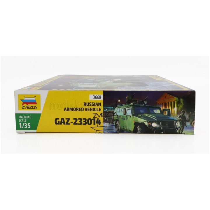 ZVEZDA GAZ 233014 RUSSIAN ARMORED VEHICLE MILITARY 2006 1/35