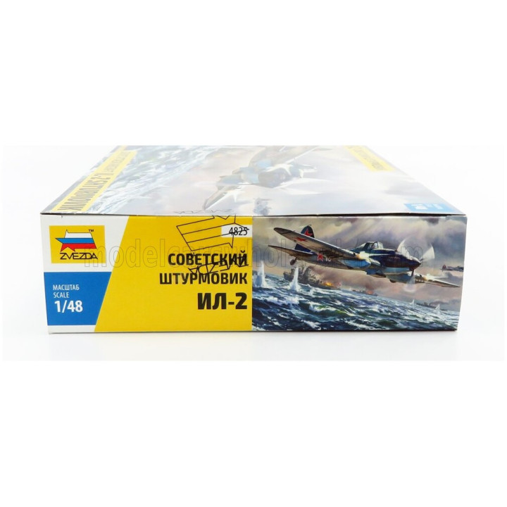 ZVEZDA ILIUSHIN IL-2 SHTURMOVIK SOVIET AIRCRAFT AIRPLANE 1946 1/48