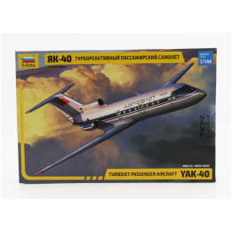 ZVEZDA YAKOVLEV YAK-40 TURBOJET PASSENGER AIRCRAFT AIRPLANE 1968 1/144