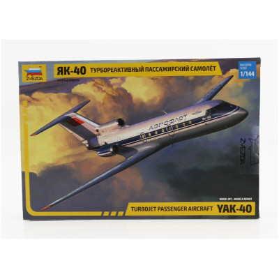ZVEZDA YAKOVLEV YAK-40 TURBOJET PASSENGER AIRCRAFT AIRPLANE 1968 1/144
