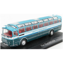 EDICOLA VAN HOOL 306 AUTOBUS 1958 - DAMAGE DISPLAY BOX - 2 TONE BLUE 