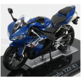 EDICOLA YAMAHA YZF-R1 - DAMAGE DISPLAY BOX - BLUE MET 1/24