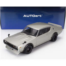 AUTOART NISSAN SKYLINE 2000 GT-R (KPGC110) COUPE 1973 - SILVER 1/18