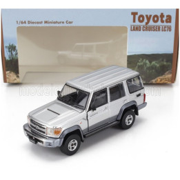 BM CREATIONS TOYOTA LAND CRUISER LC76 RHD 2014 - SILVER 1/64