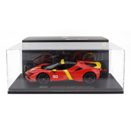 BURAGO FERRARI SF90 STRADALE HYBRID 1000hp N 50 24h LE MANS LIVERY - 