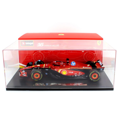 BURAGO FERRARI F1  SF-24 TEAM SCUDERIA FERRARI N 16 4th EMILIA ROMAGN